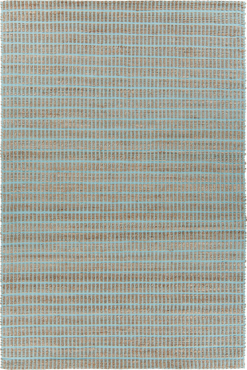 Modern Loom Abacus ABA-37500 Lt. Blue Patterned Cotton Rug
