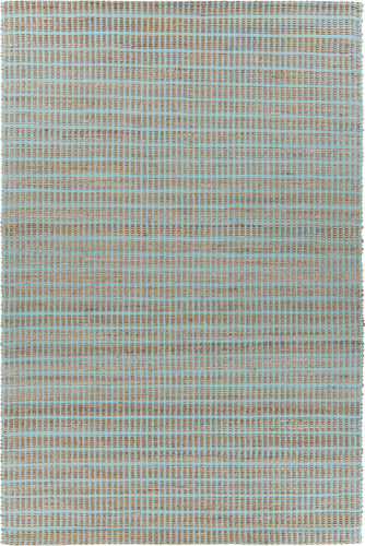 Modern Loom Abacus ABA-37500 Lt. Blue Patterned Cotton Rug Product Image