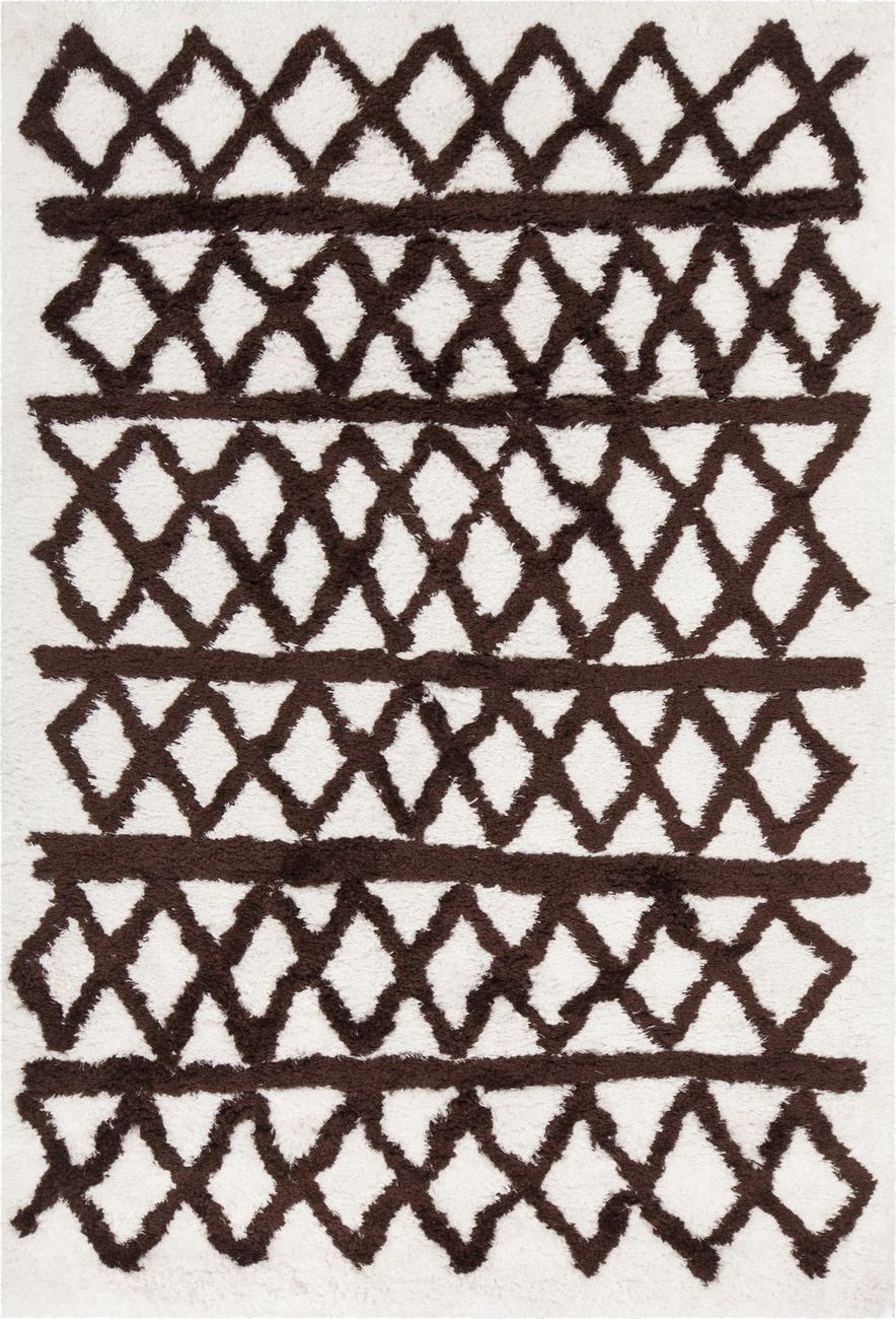 Chandra Aerona AER-40002 Ivory Patterned Rug