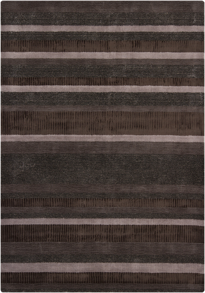 Chandra Amela AMI-30501 Dk. Brown Patterned Rug