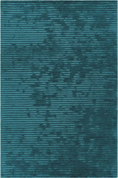 Chandra Antara ANG-26204 Dk. Blue Striped Silk Rug
