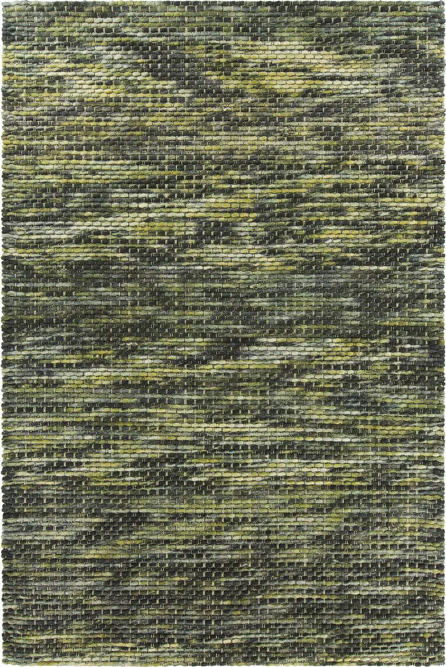 Chandra Bense ARG-51502 Green Abstract Cotton Rug
