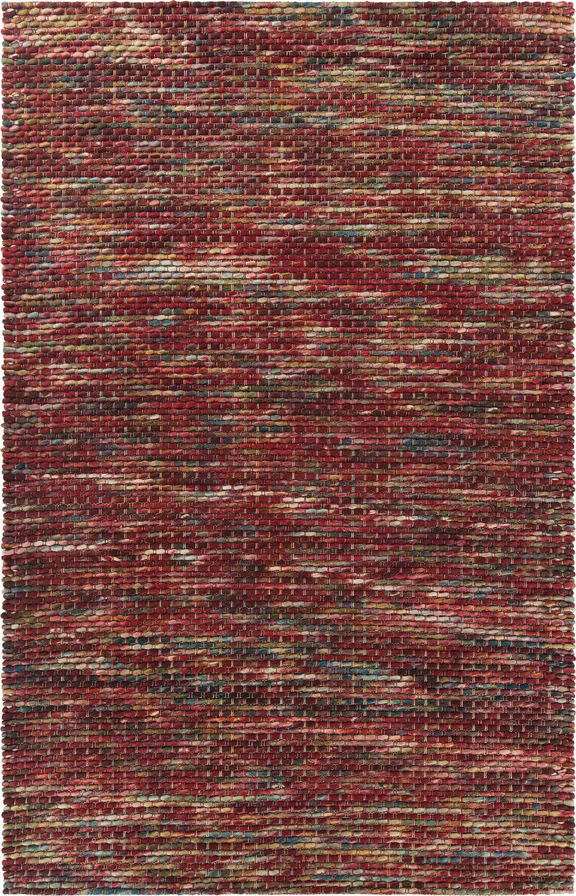 Chandra Bense ARG-51503 Dk. Red Abstract Cotton Rug