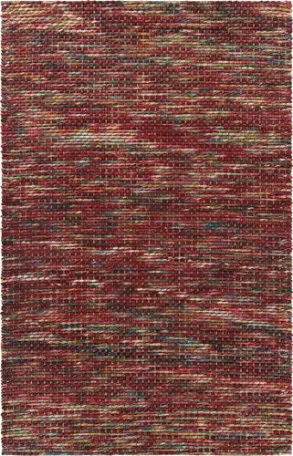 Chandra Bense ARG-51503 Dk. Red Abstract Cotton Rug