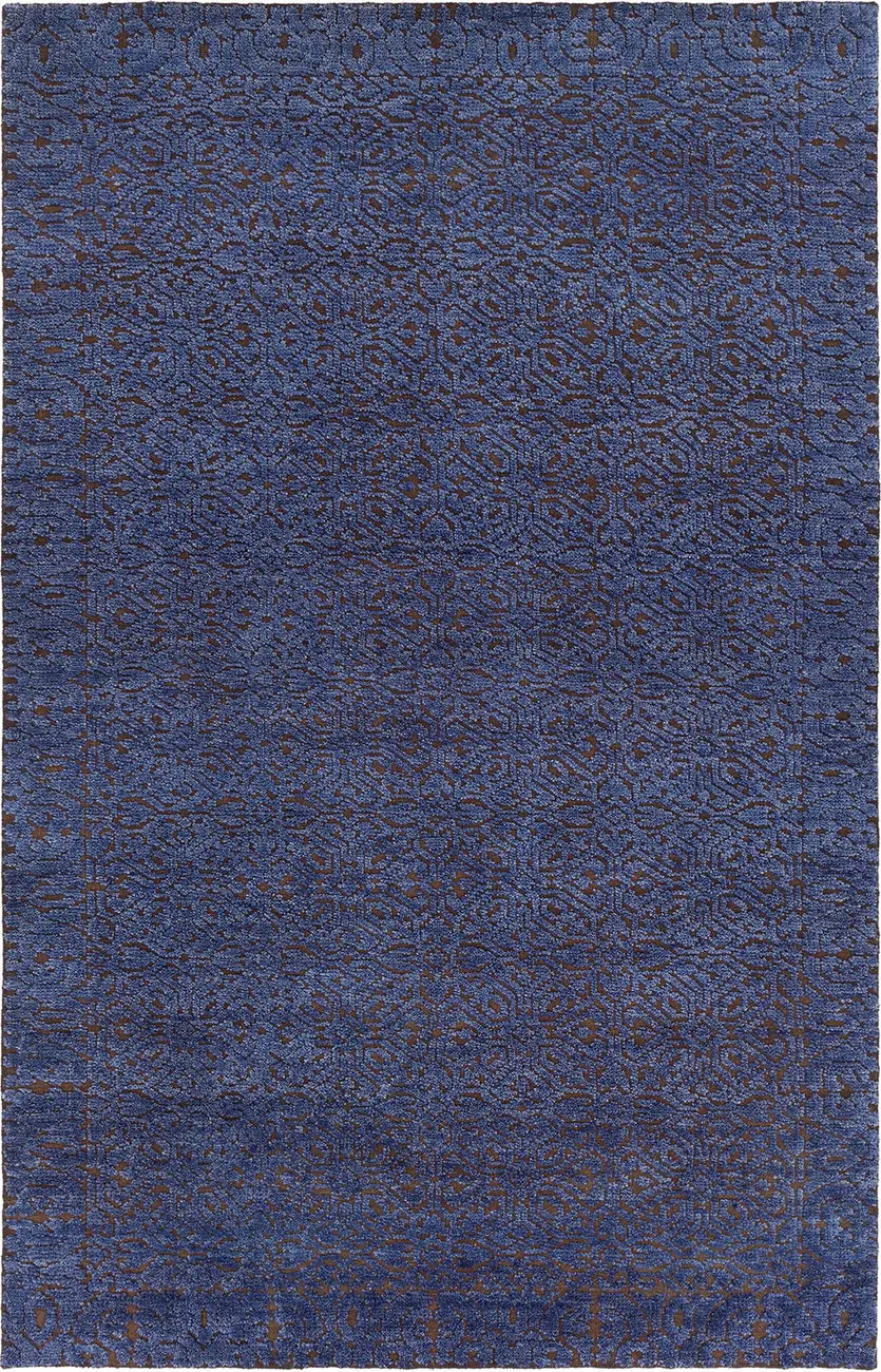 Chandra Bense ASH-48700 Blue Transitional Rug
