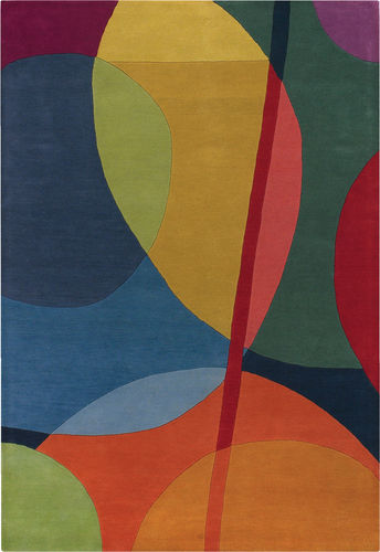 Chandra Bense BEN-3010 Dk. Blue Abstract Rug Product Image
