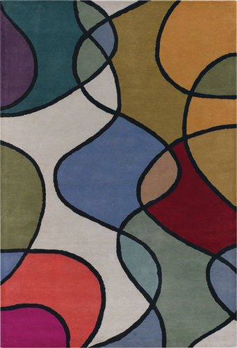 Chandra Bense BEN-3011 Lt. Brown Abstract Rug Product Image