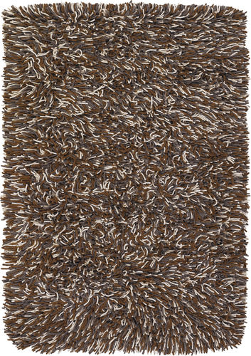 Chandra Bense BIG-20801 Lt. Brown Abstract Wool Rug Product Image