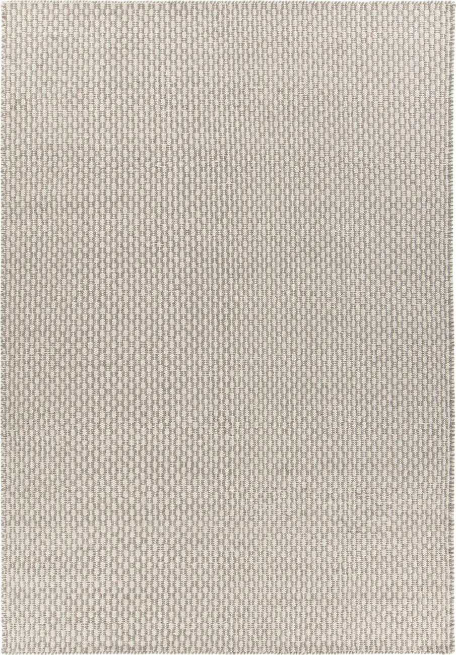 Chandra Brynn BRI-35809 Gray Striped Wool Rug