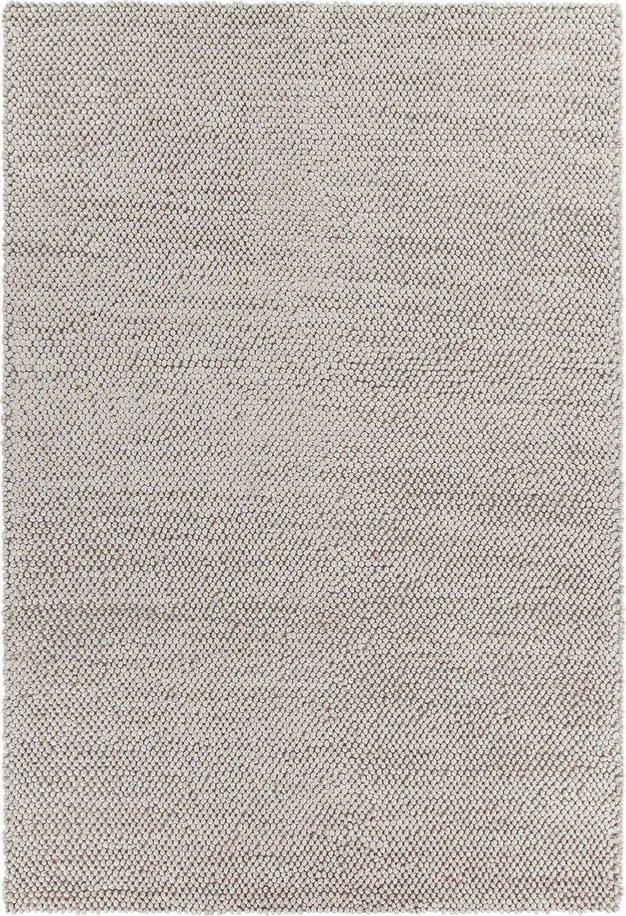 Chandra Brynn BUR-34900 Lt. Gray Solid Color Silk Rug