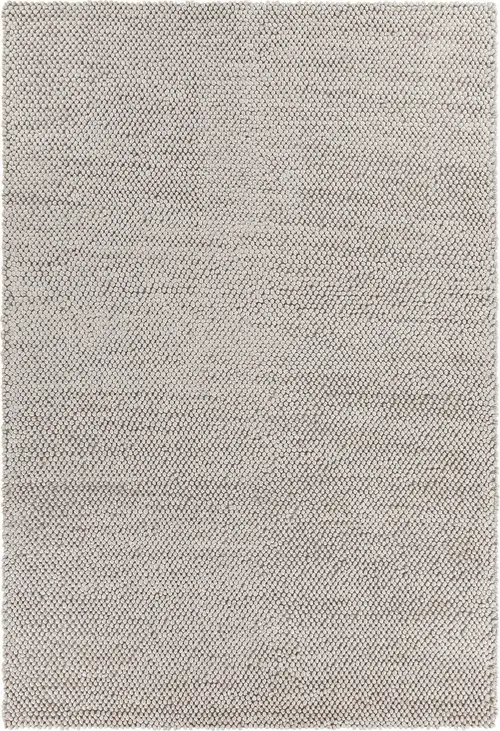 Chandra Brynn BUR-34900 Lt. Gray Solid Color Silk Rug