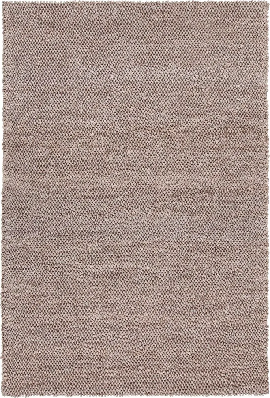 Chandra Brynn BUR-34903 Beige Solid Color Silk Rug