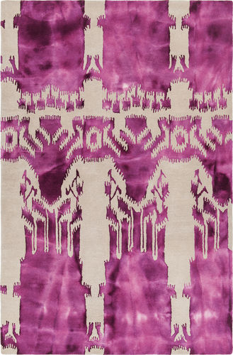 Chandra Catalina CAI-42000 Dk. Pink Southwestern Rug Product Image
