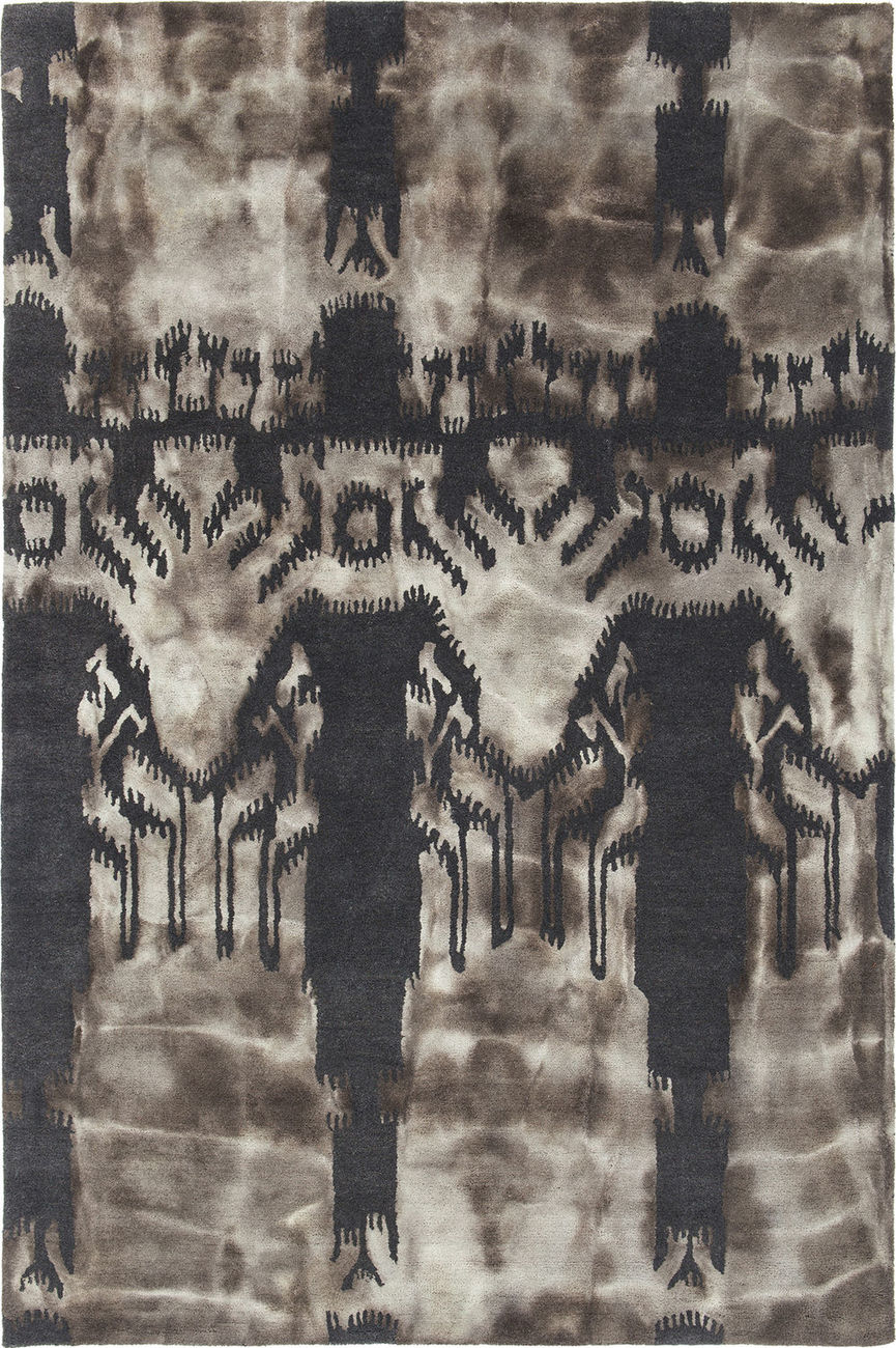 Chandra Catalina CAI-42002 Dk. Gray Southwestern Rug