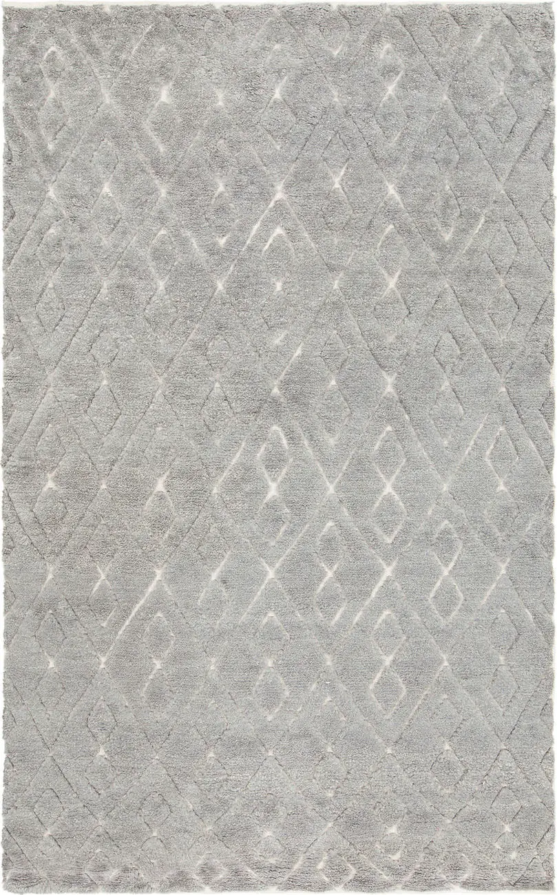 Chandra Catalina CAT-45100 Gray Patterned Cotton Rug