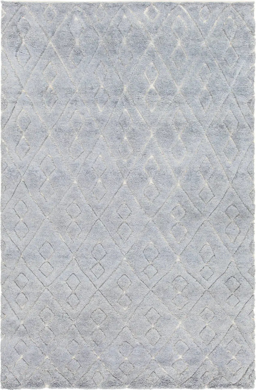 Chandra Catalina CAT-45103 Lt. Gray Patterned Cotton Rug