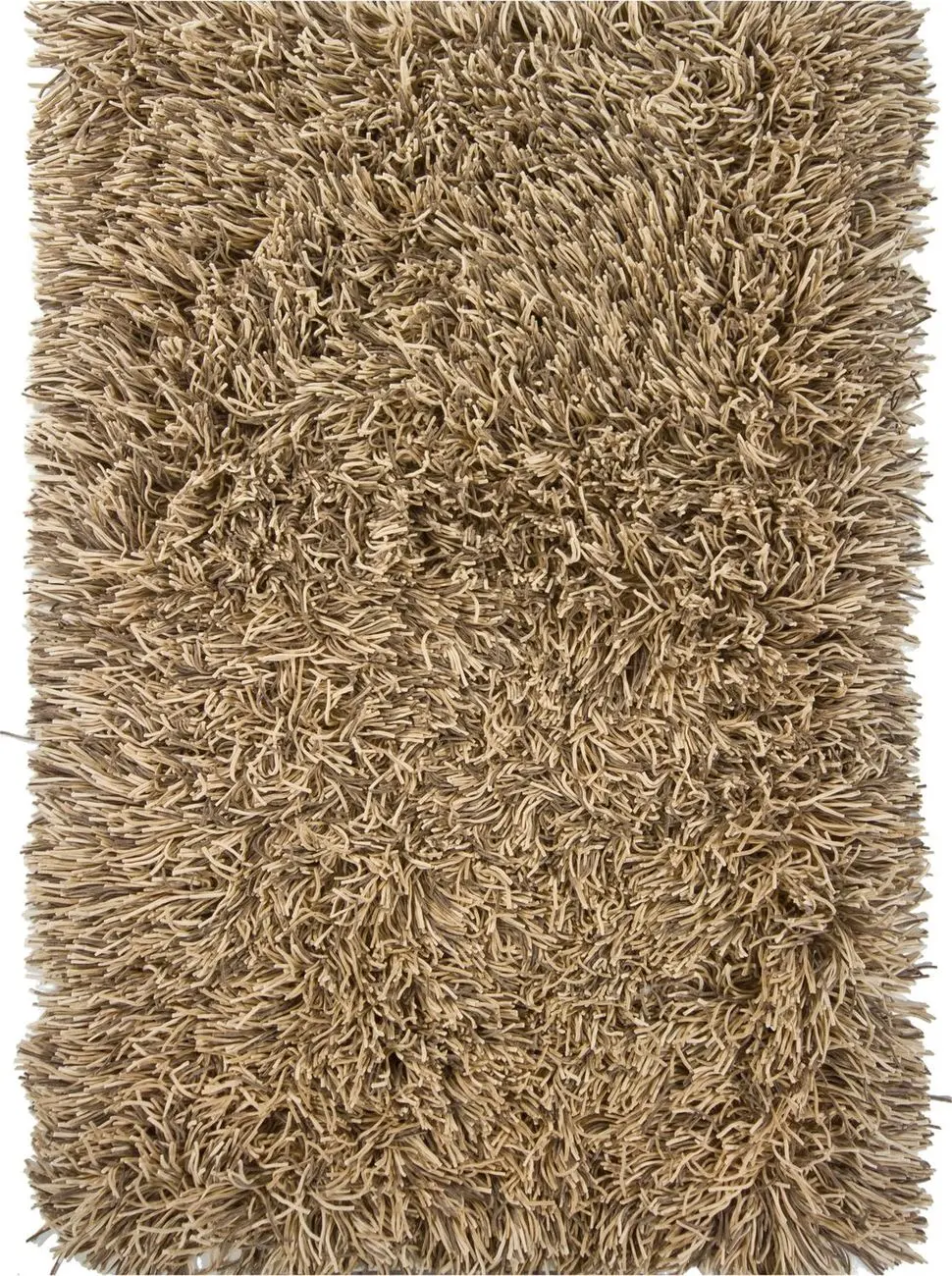 Chandra Cyrah CYR-10800 Tan Shag Solid Color Rug