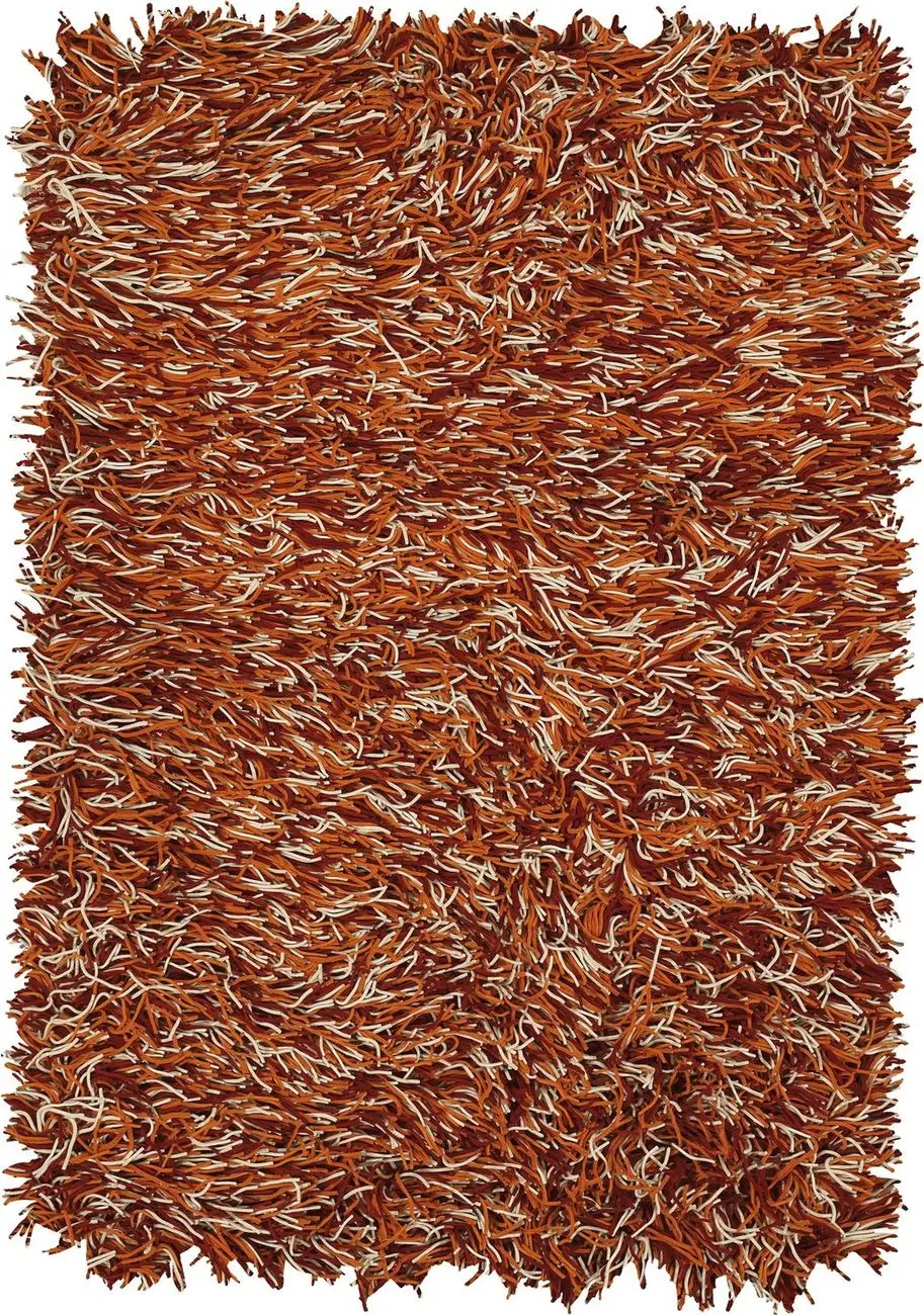 Chandra Cyrah CYR-10801 Red Shag Abstract Rug