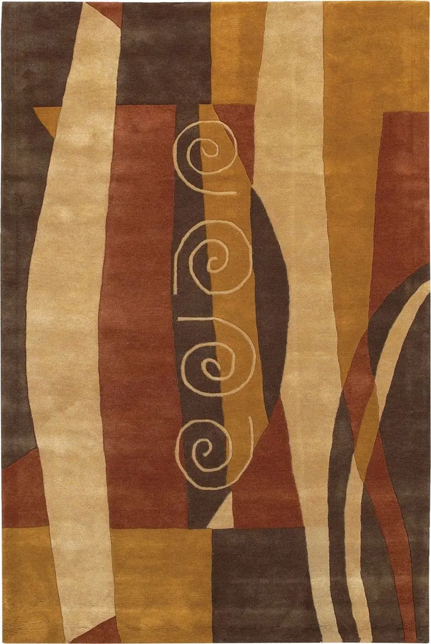 Chandra Daisa DAI-27 Lt. Brown Wool Rug