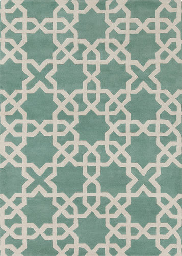 Chandra Davin DAV-25800 Lt. Green Wool Rug Product Image
