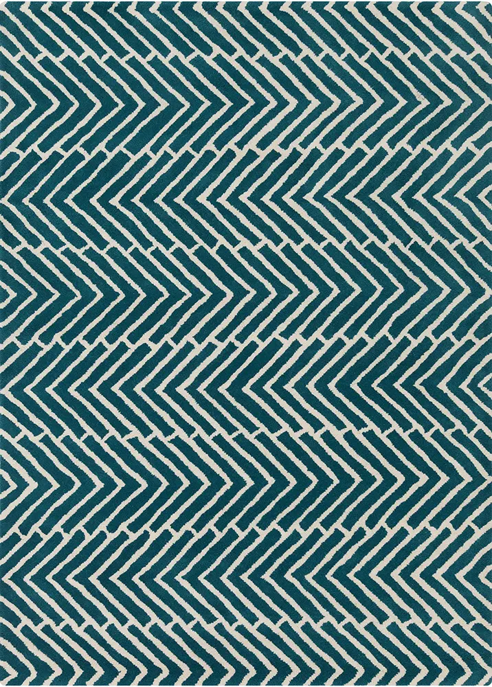 Chandra Davin DAV-25812 Dk. Blue Wool Rug