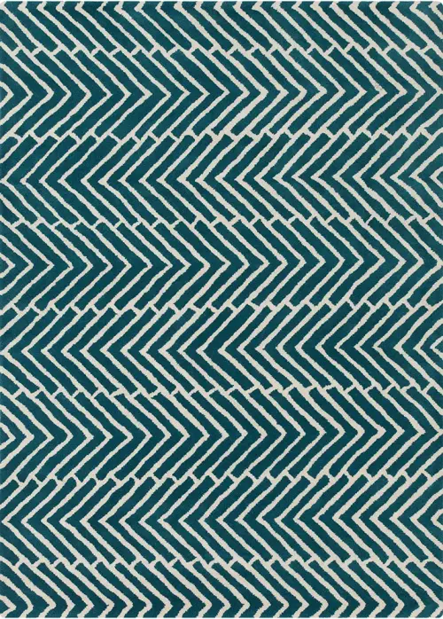 Chandra Davin DAV-25812 Dk. Blue Wool Rug