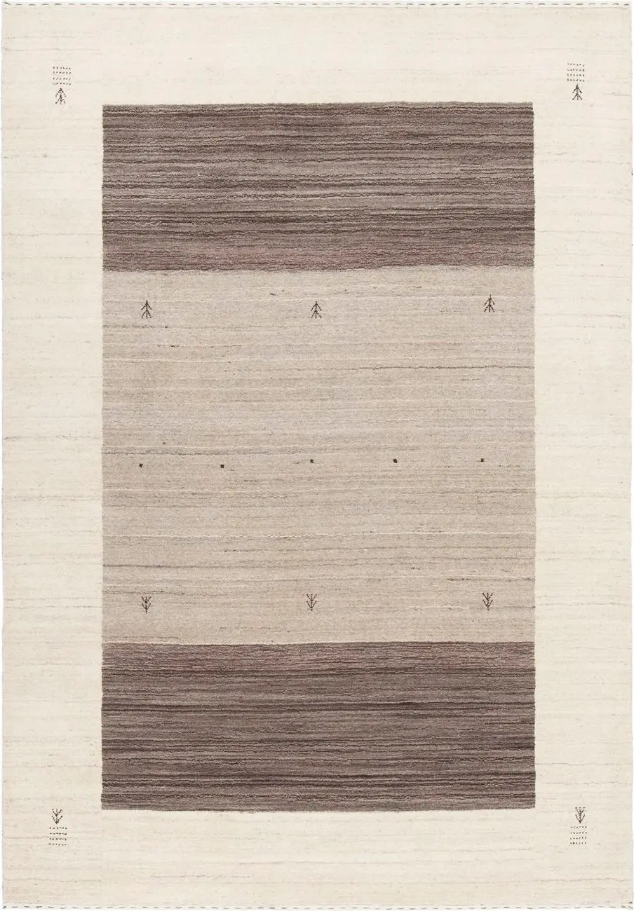 Chandra Elantra ELA-51705 Ivory Bordered Rug