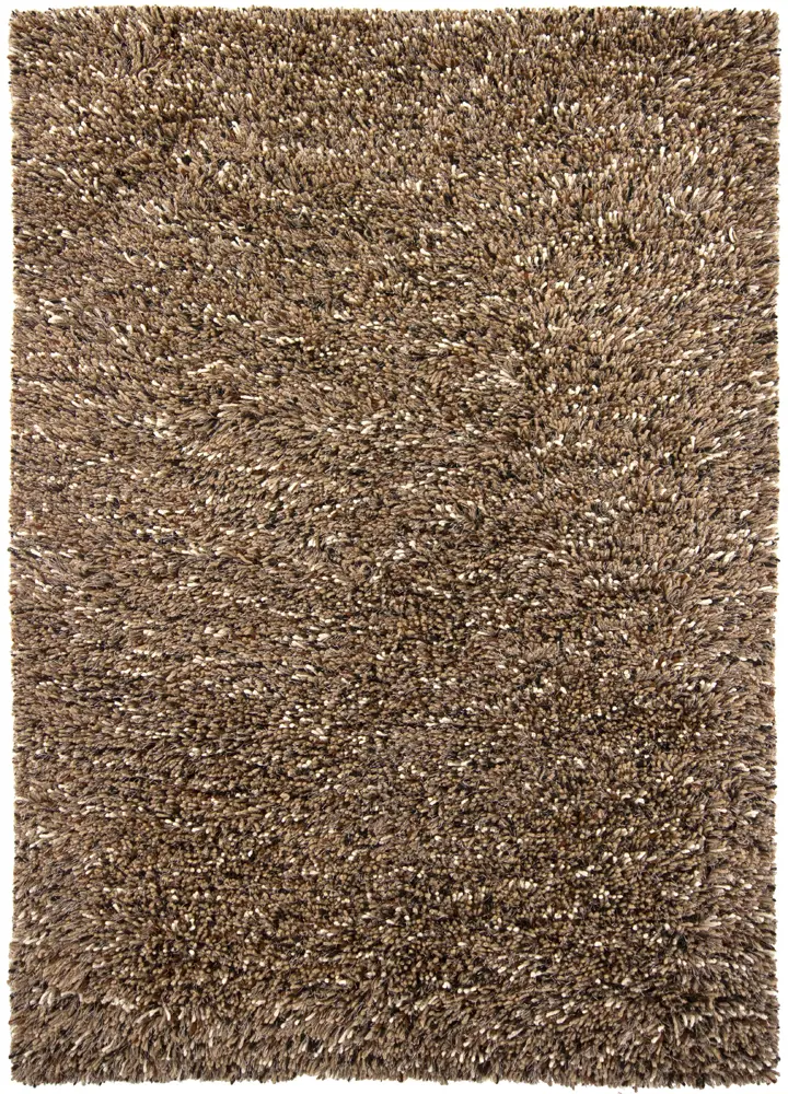 Chandra Estilo EST-18501 Lt. Brown Solid Color Wool Rug