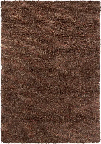 Chandra Estilo EST-18502 Brown Solid Color Wool Rug