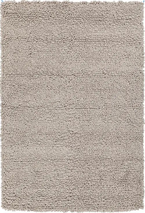 Chandra Evelyn EVE-38601 Beige Solid Color Silk Rug