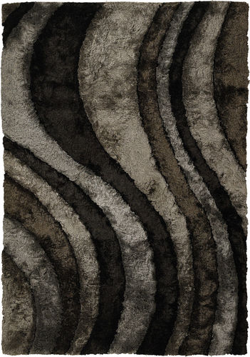 Chandra Flemish FLE-51110 Dk. Brown Patterned Rug Product Image