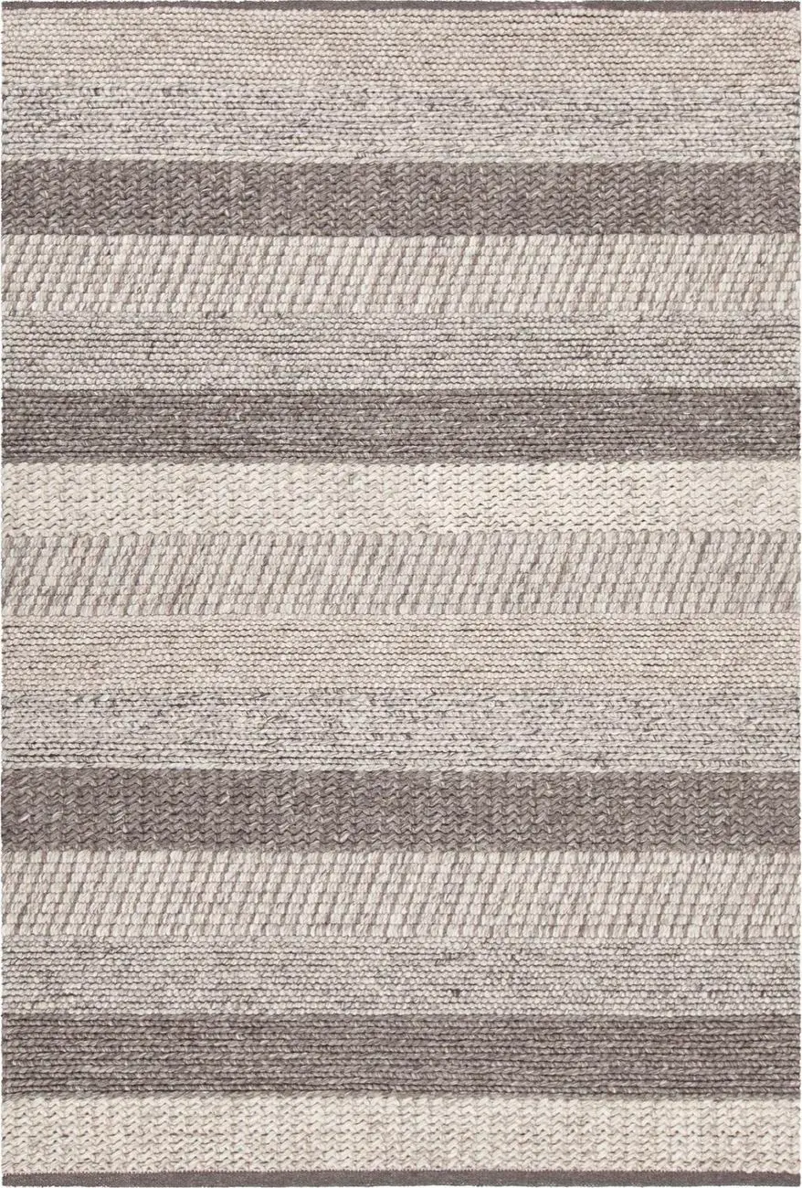 Chandra Forstel FOR-36901 Lt. Gray Striped Rug