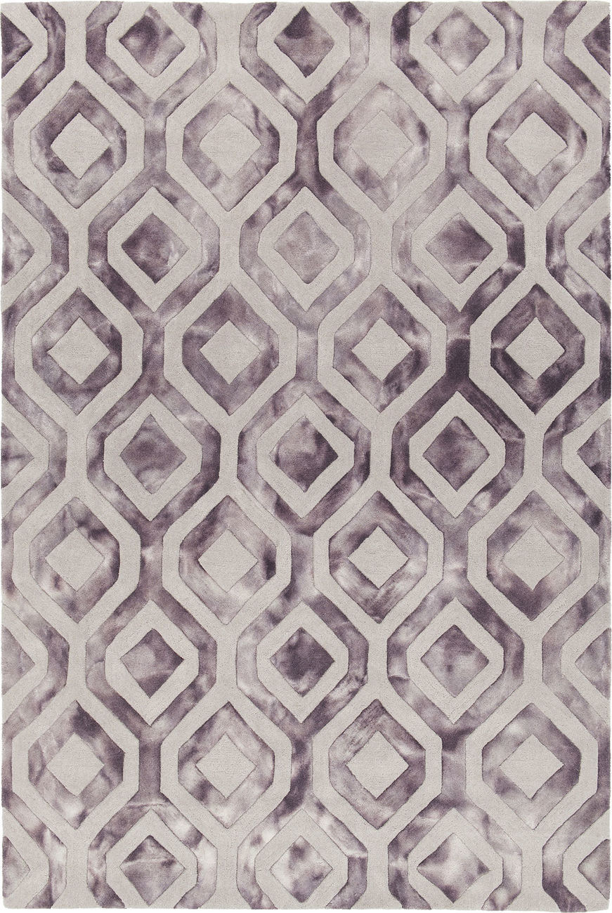 Chandra Fran FRA-42102 Lt. Gray Patterned Rug