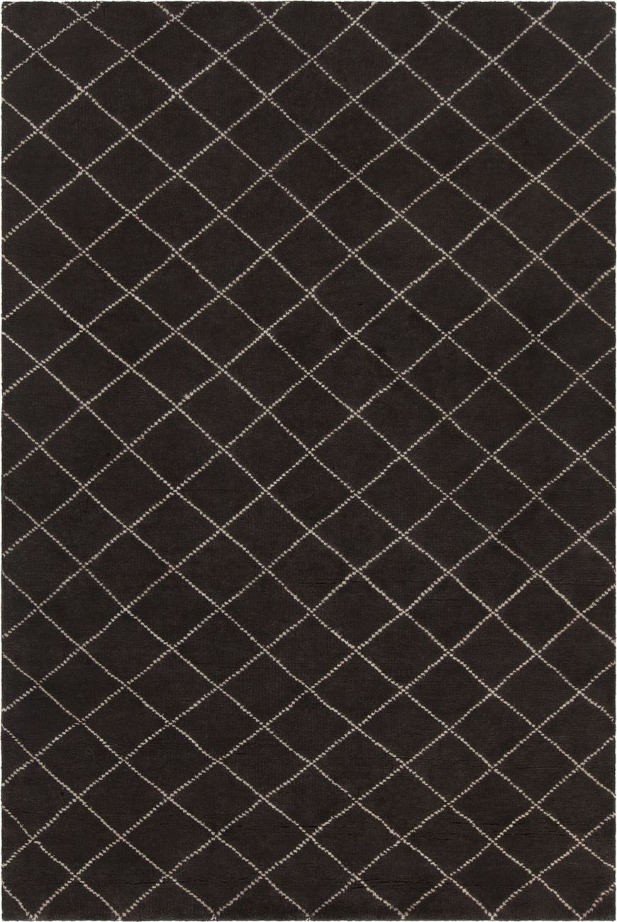Chandra Gaia GAI-10900 Dk. Brown Patterned Rug