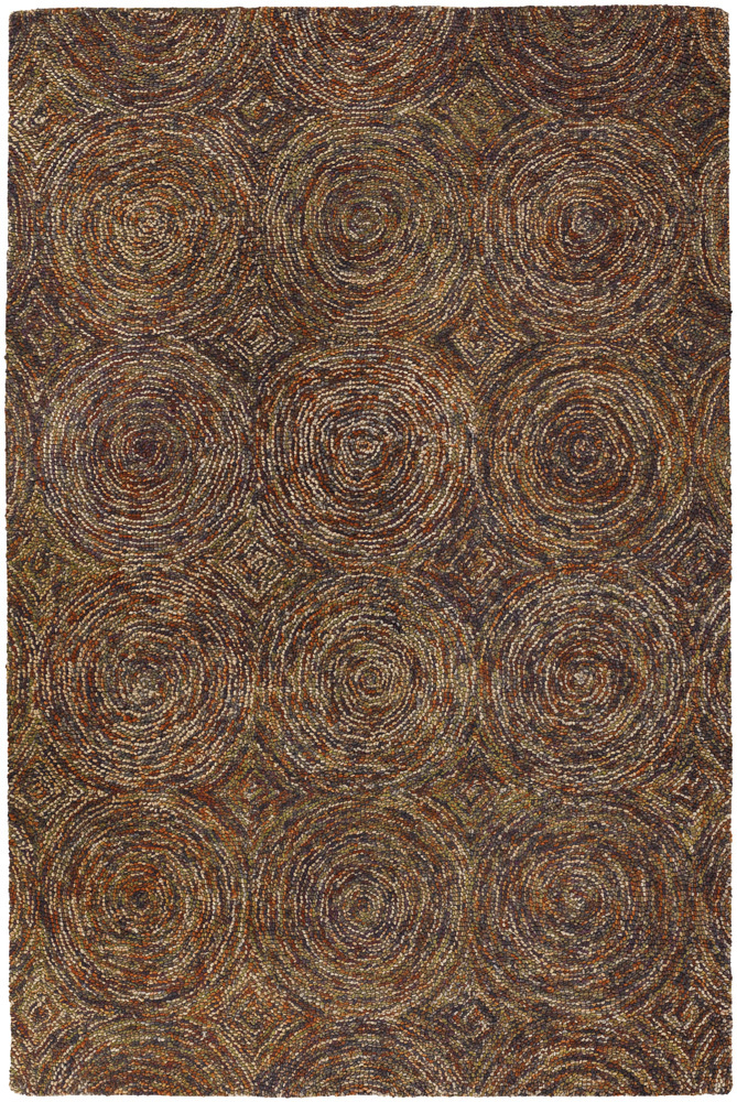 Chandra Galaxy GAL-30601 Lt. Brown Patterned Rug