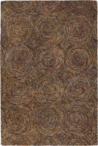 Chandra Galaxy GAL-30601 Lt. Brown Patterned Rug Product Image