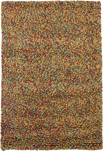 Chandra Gems GEM-9602 Green Solid Color Wool Rug Product Image