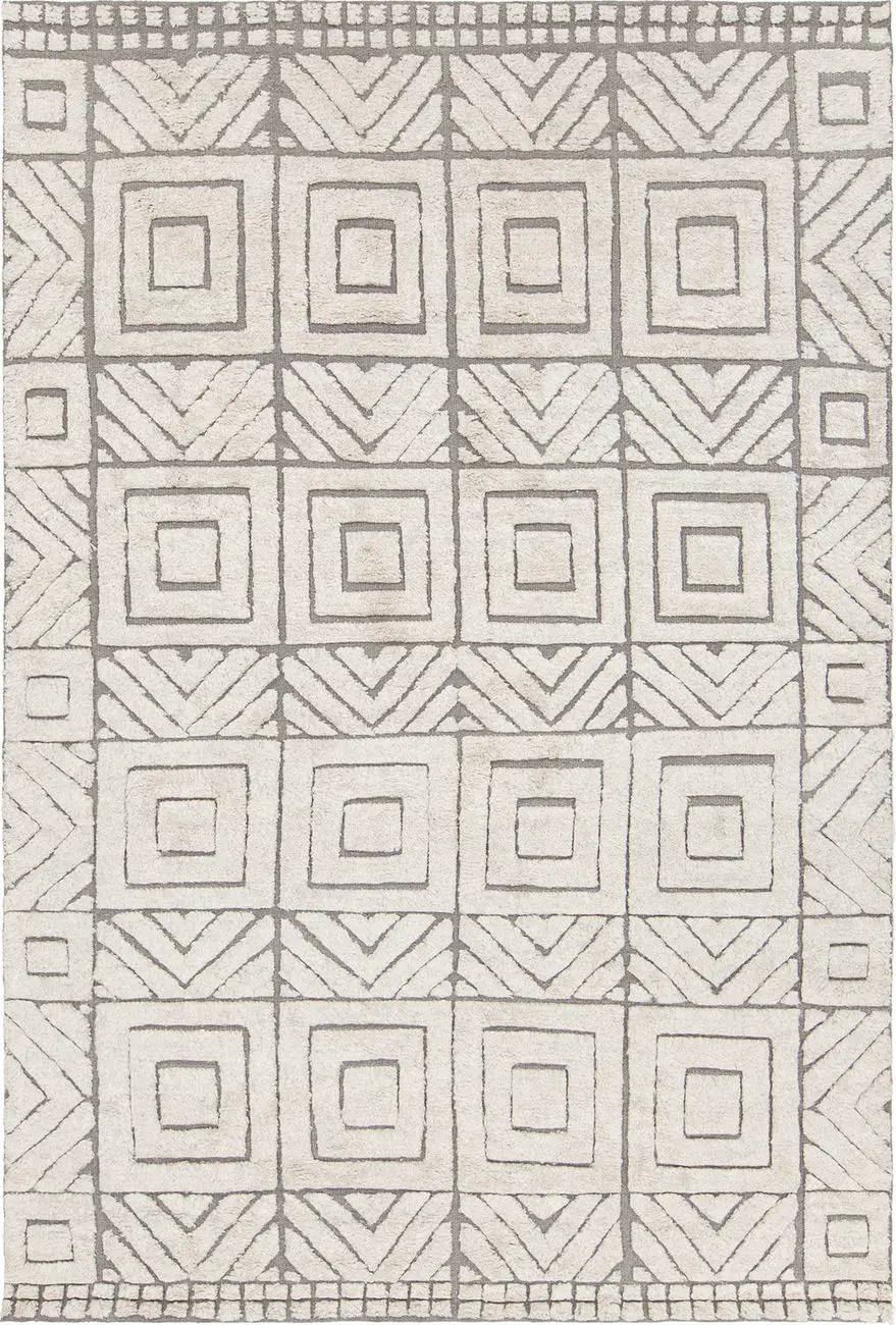 Chandra Genna GEN-45200 Ivory Patterned Rug