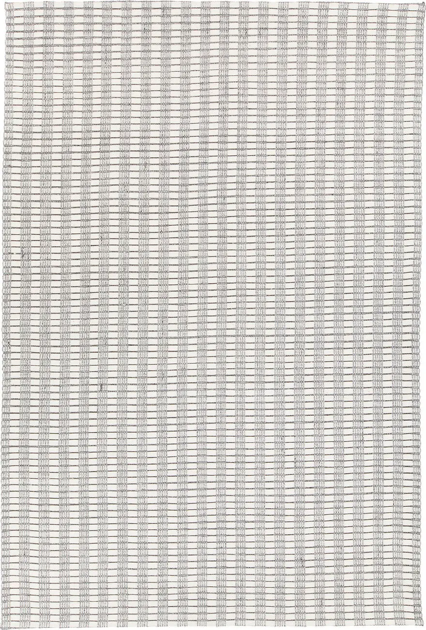 Chandra Gisela GIS-38900 Lt. Gray Striped Silk Rug