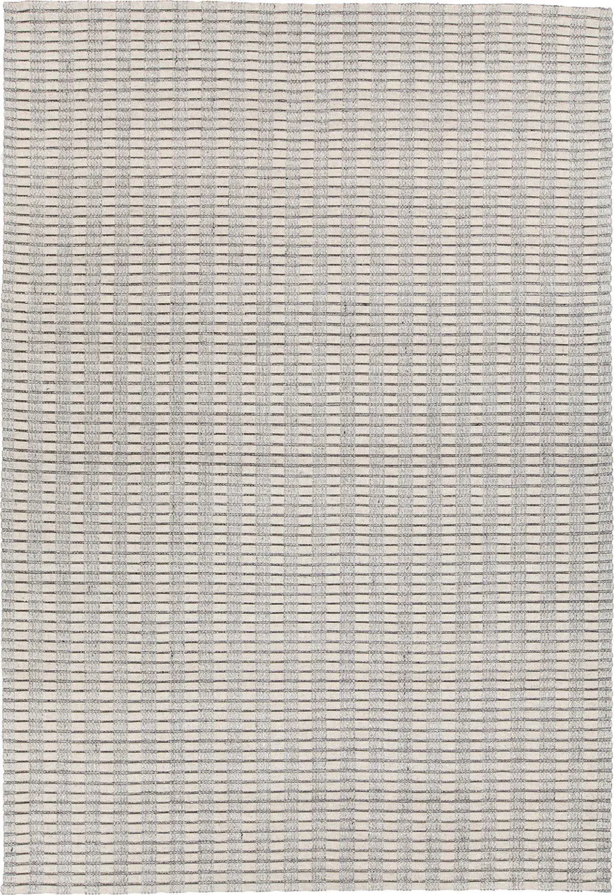 Chandra Gisela GIS-38901 Lt. Gray Striped Silk Rug