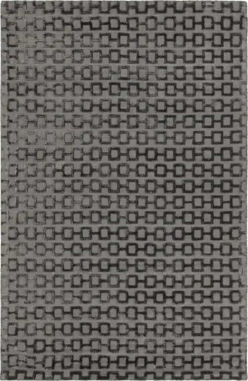 Chandra Hallie HAL-45001 Gray Patterned Rug