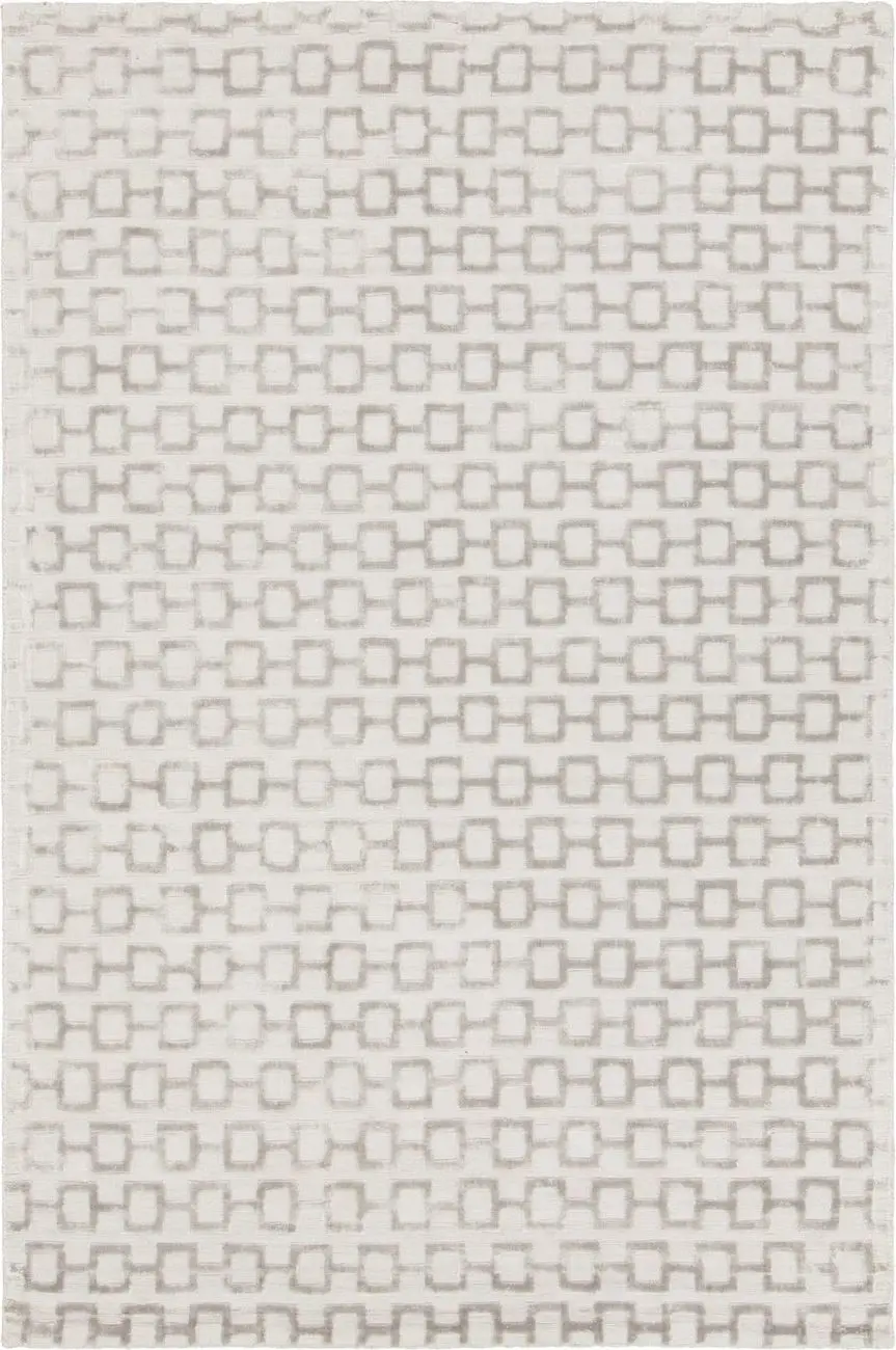 Chandra Hallie HAL-45003 Lt. Gray Patterned Rug