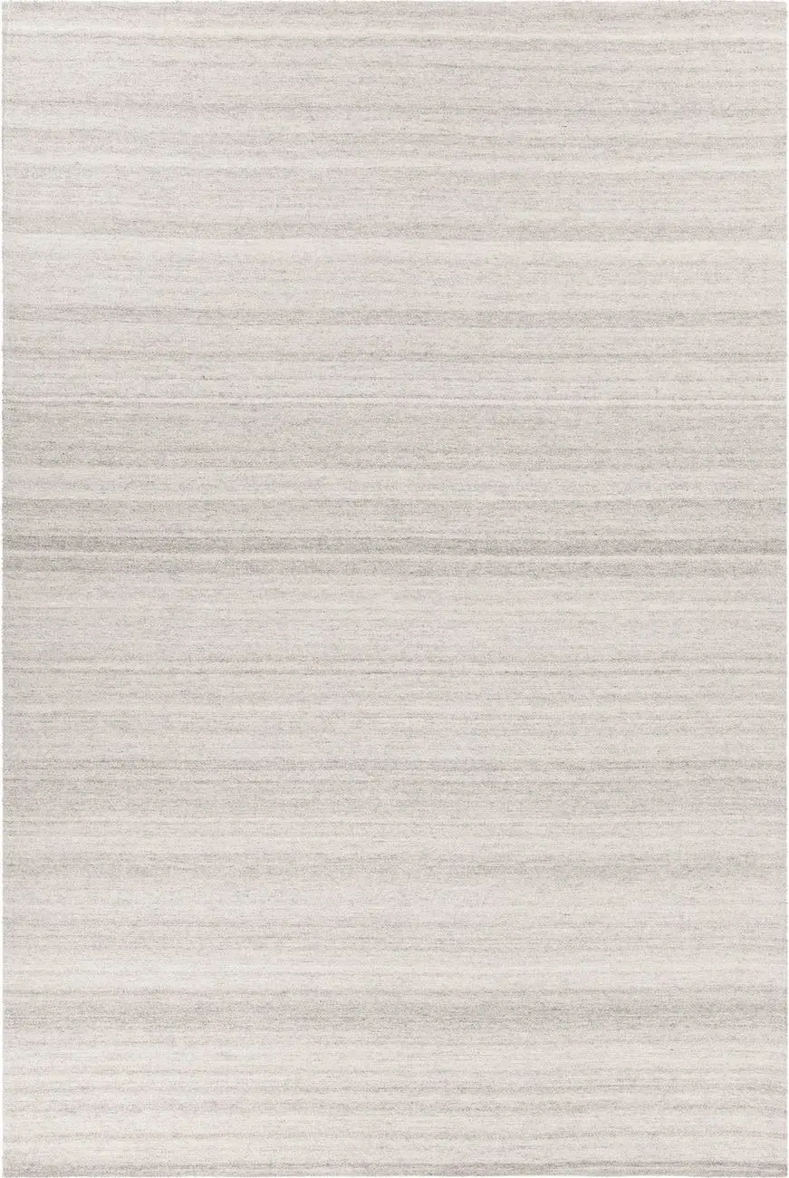 Chandra Hedonia HED-33601 Lt. Gray Striped Silk Rug