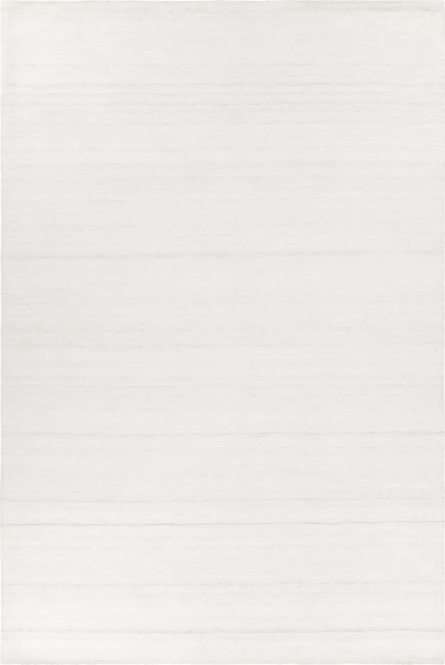 Chandra Hedonia HED-33603 White Striped Silk Rug