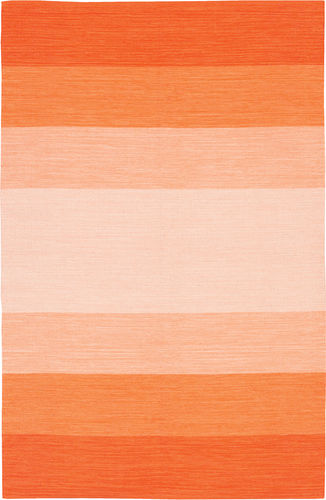 Chandra India IND-1 Orange Striped Rug Product Image