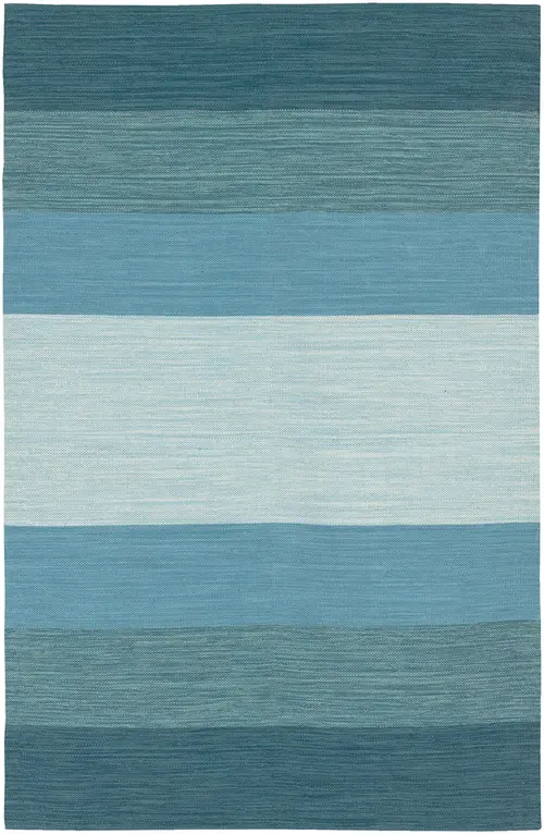Chandra India IND-2 Lt. Blue Striped Rug
