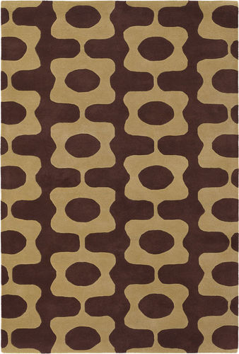 Chandra Inhabit INH-21600 Brown Animal Print Rug Product Image