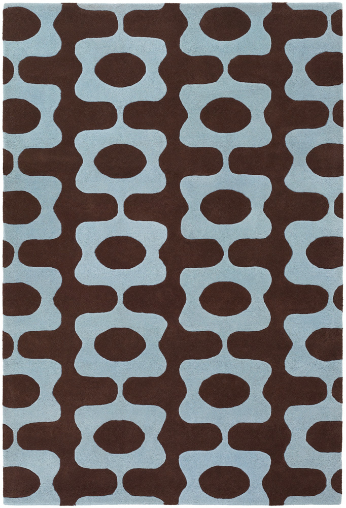 Chandra Inhabit INH-21601 Lt. Brown Animal Print Rug