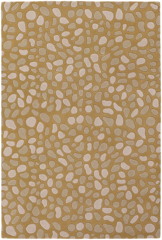 Chandra Inhabit INH-21620 Tan Abstract Rug