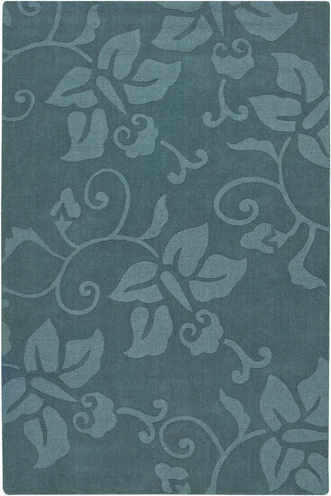 Chandra Jaipur JAI-18901 Green Floral Rug